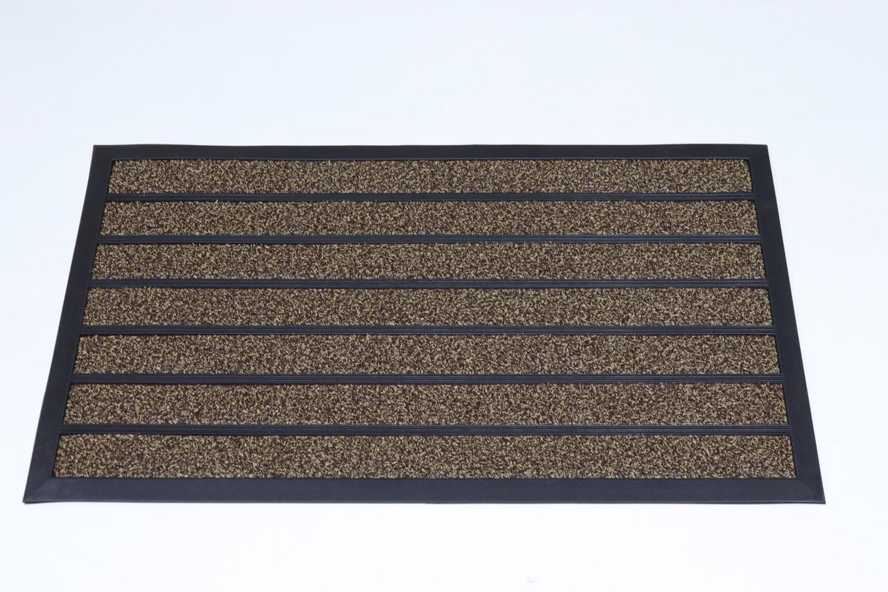 Коврик входной Грасс с резиновыми полосами 45x75 см (2803/brown)