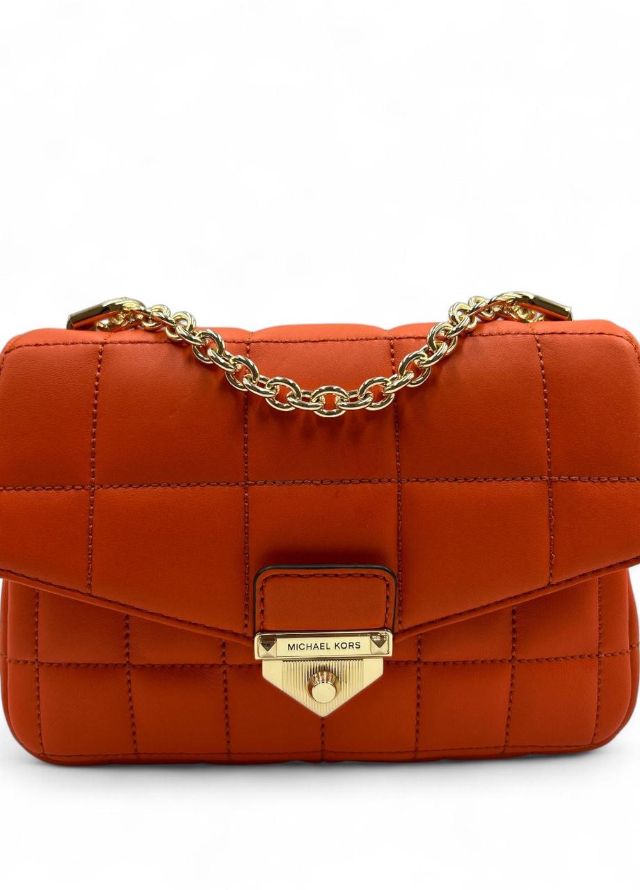 Сумка женская Michael Kors Soho 30H0G1SL1T Clementine SM Chain Shldr Leather Оранжевый (2746864333)