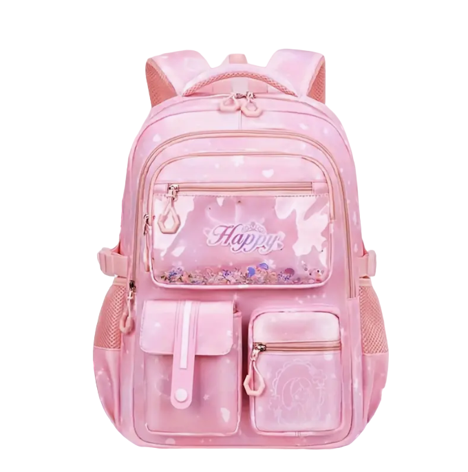 Школьный рюкзак 45х32х18 см Розовый (Р4444)