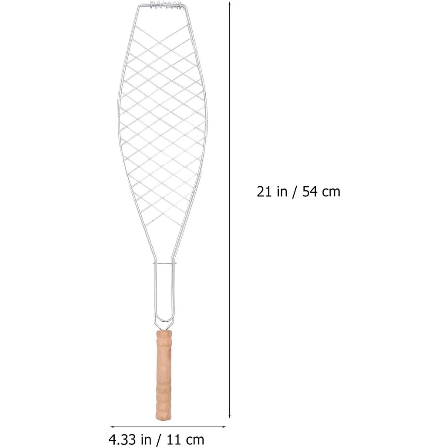 Решетка-гриль для жарки рыбы 54x11 см (87332) - фото 2 Решетка-гриль для жарки рыбы 54x11 см (87332) - фото 2