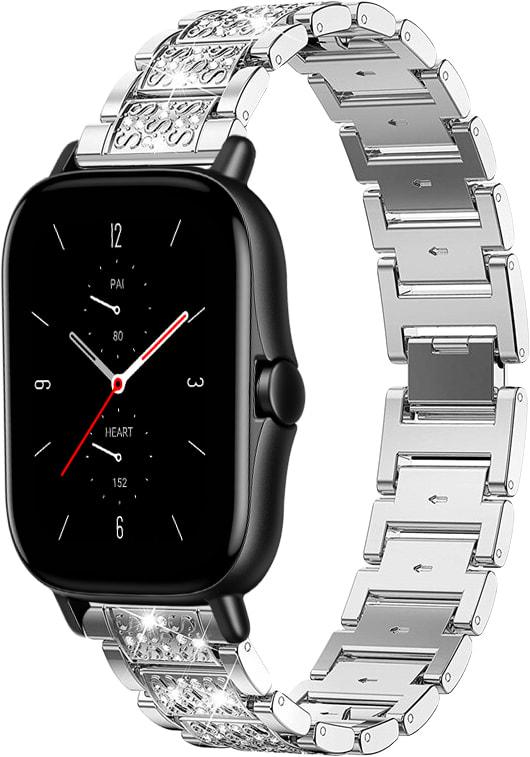 Браслет металлический Glam для Amazfit GTS 2 Silver (32806-59)