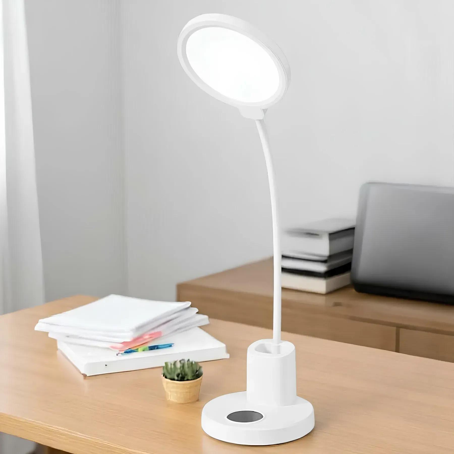 Настільна LED-лампа Valeso з колірними режимами 3000/4000/6000К IP20 1988 WT 5/10W Білий (28688397) - фото 2 Настільна LED-лампа Valeso з колірними режимами 3000/4000/6000К IP20 1988 WT 5/10W Білий (28688397) - фото 2