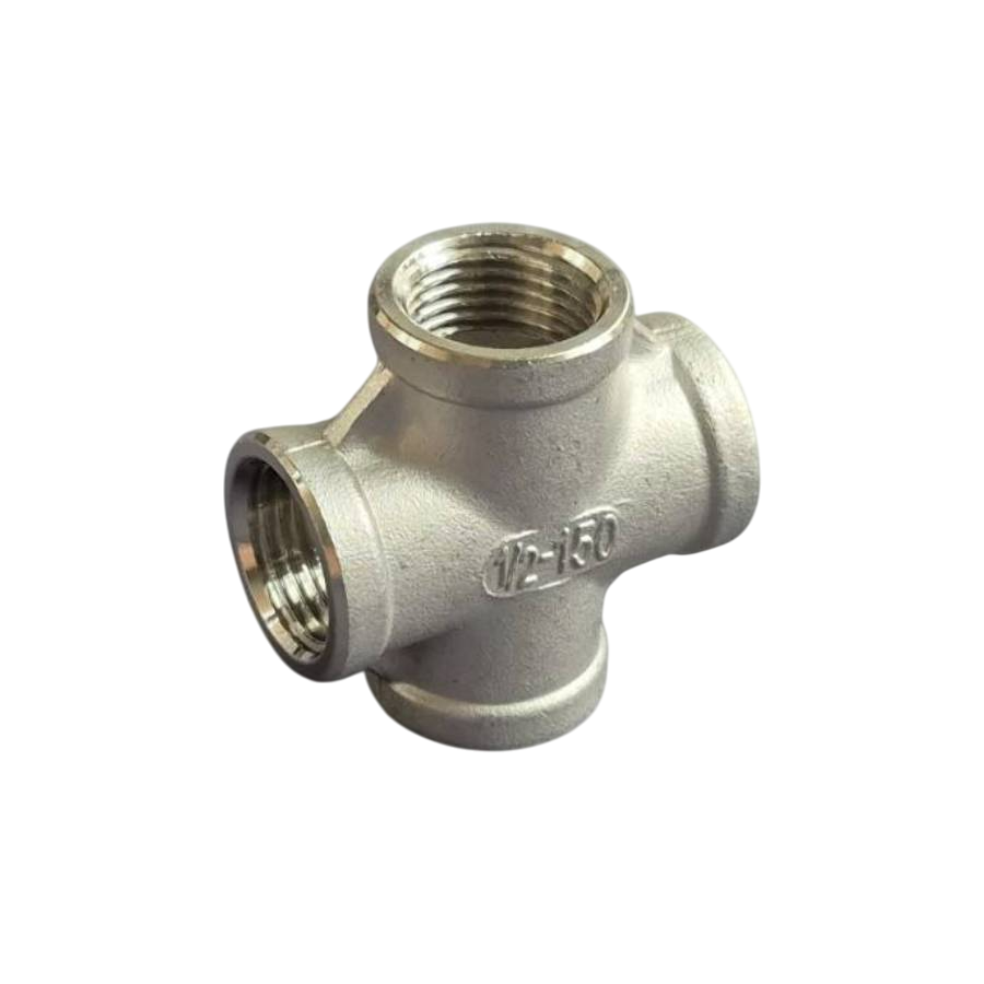 Крестовина DN15 ВР BSPP равнопроходная н/ж сталь AISI304 Class 150 1/2" (29203281) - фото 1 Крестовина DN15 ВР BSPP равнопроходная н/ж сталь AISI304 Class 150 1/2" (29203281) - фото 1