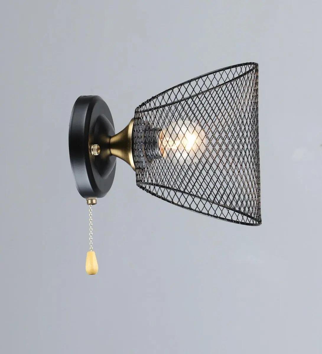 Бра Valeso B N6685/1W 60W Чорний/Мідний (28687210)