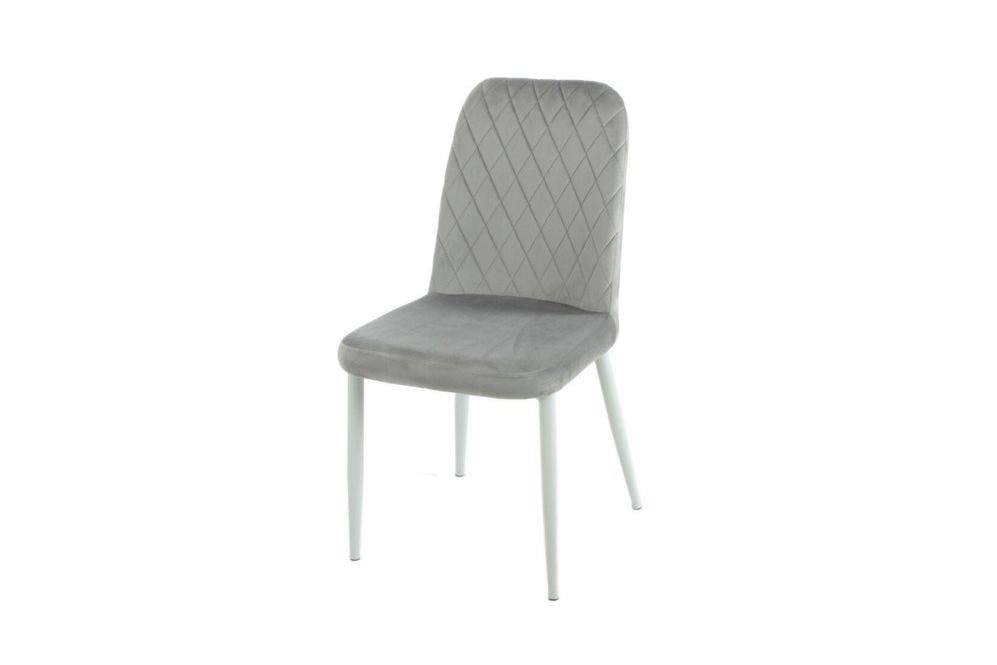 Стул для кухни Vetro Mebel N-44 металл/ткань велюр Серый (46238)