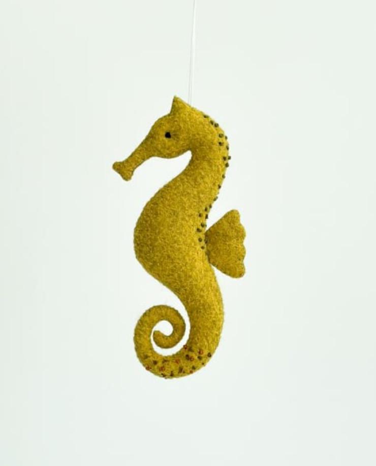 Мягкая игрушка фетровая морской конек ручная работа (29472342) - фото 2