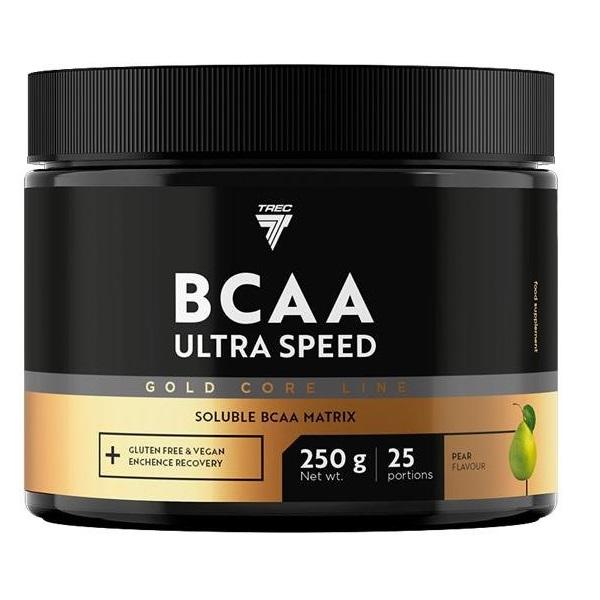 Амінокислота BCAA для спорту Trec Nutrition Gold Core Line BCAA Ultra Speed 250 g /50 servings/ Pear