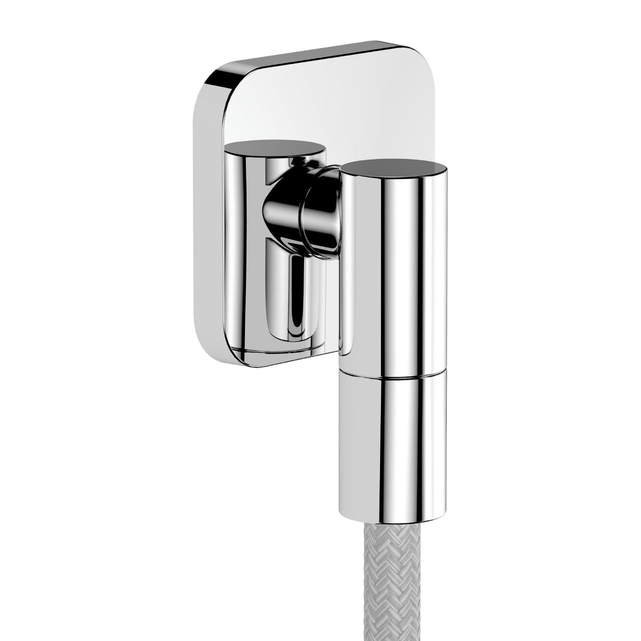Шланговое подключение для душа Hansgrohe FixFit Fine Q металл Хром (28884000)