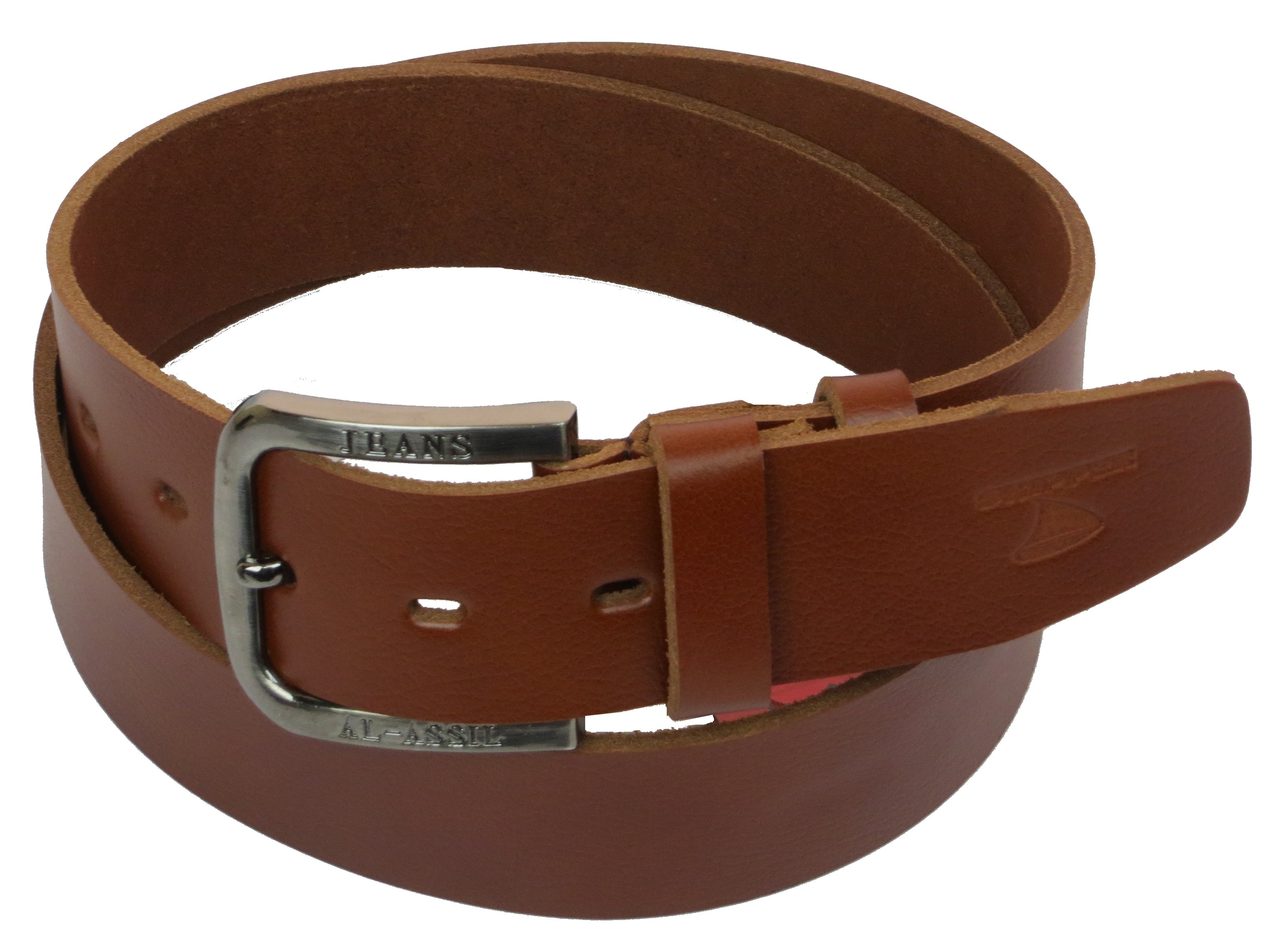 Ремень мужской Skipper кожаный Коричневый (1187-45)