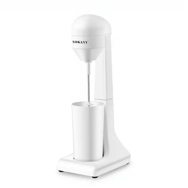 Миксер барный для молочных коктейлей Sokany SK-1736 однопостовый 450 мл 100 Вт Белый (SK-1736)