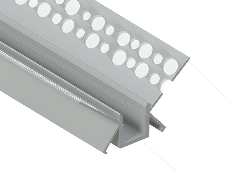 Профиль алюминиевый анодированный LEDUA АЛ-21-1 для LED ленты для гипсокартона 3 м (4780)