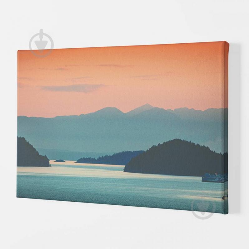 Картина Cумерки на море Malevich Store 40x80 см (K0003)