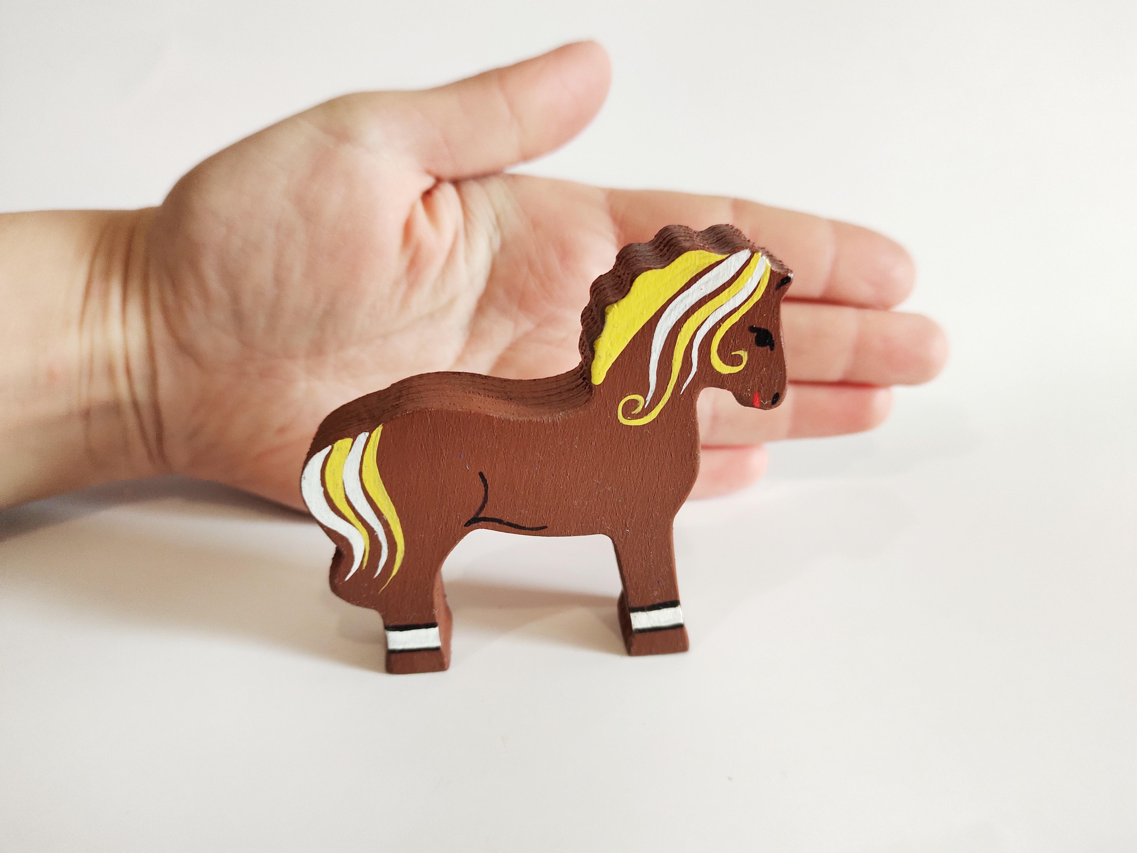 Фигурка HEGA Жеребенок покрашенная (28) - фото 5