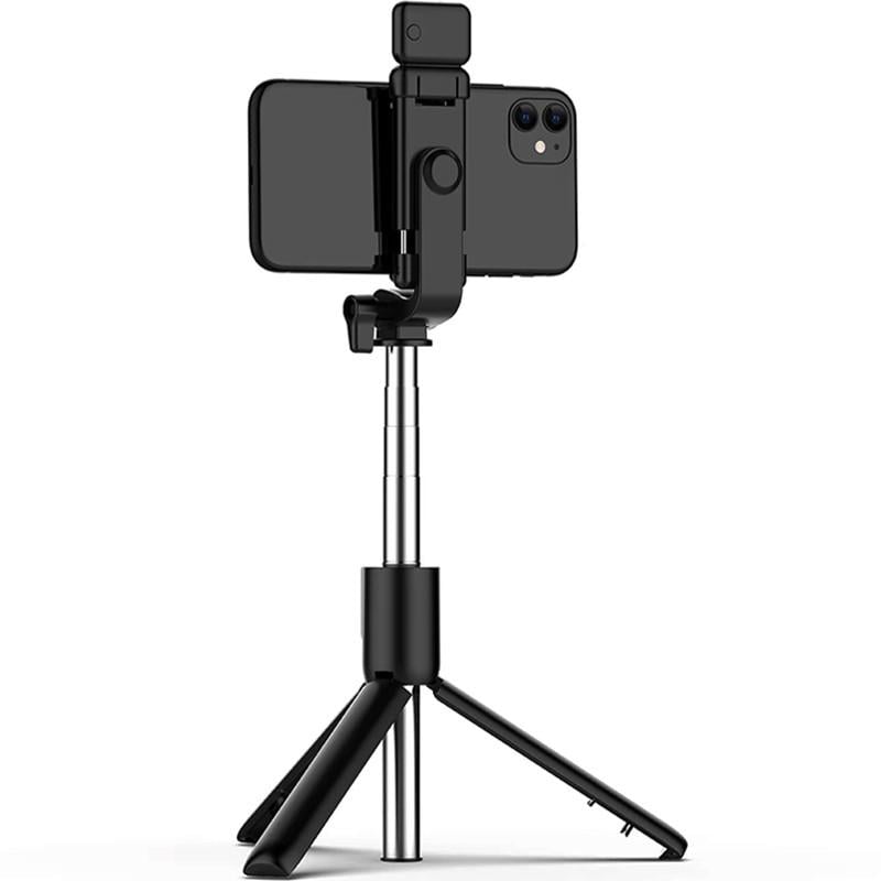 Селфи-монопод с подсветкой и пультом U&P Selfie Stick R1S Black (SBO-R1S-BK)