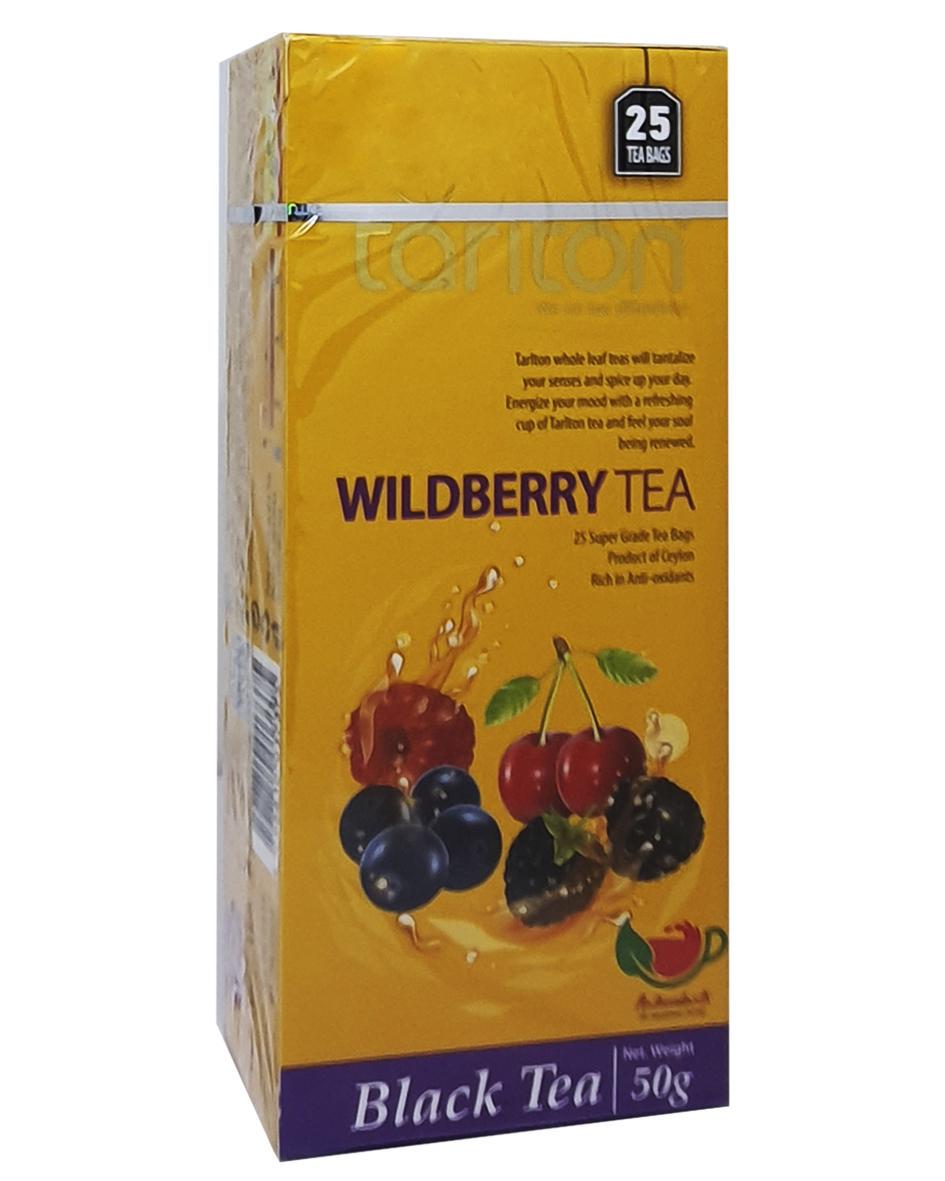 Чай черный Tarlton Wildberry Tea Лесная ягода 25 шт. 2 г (55105)