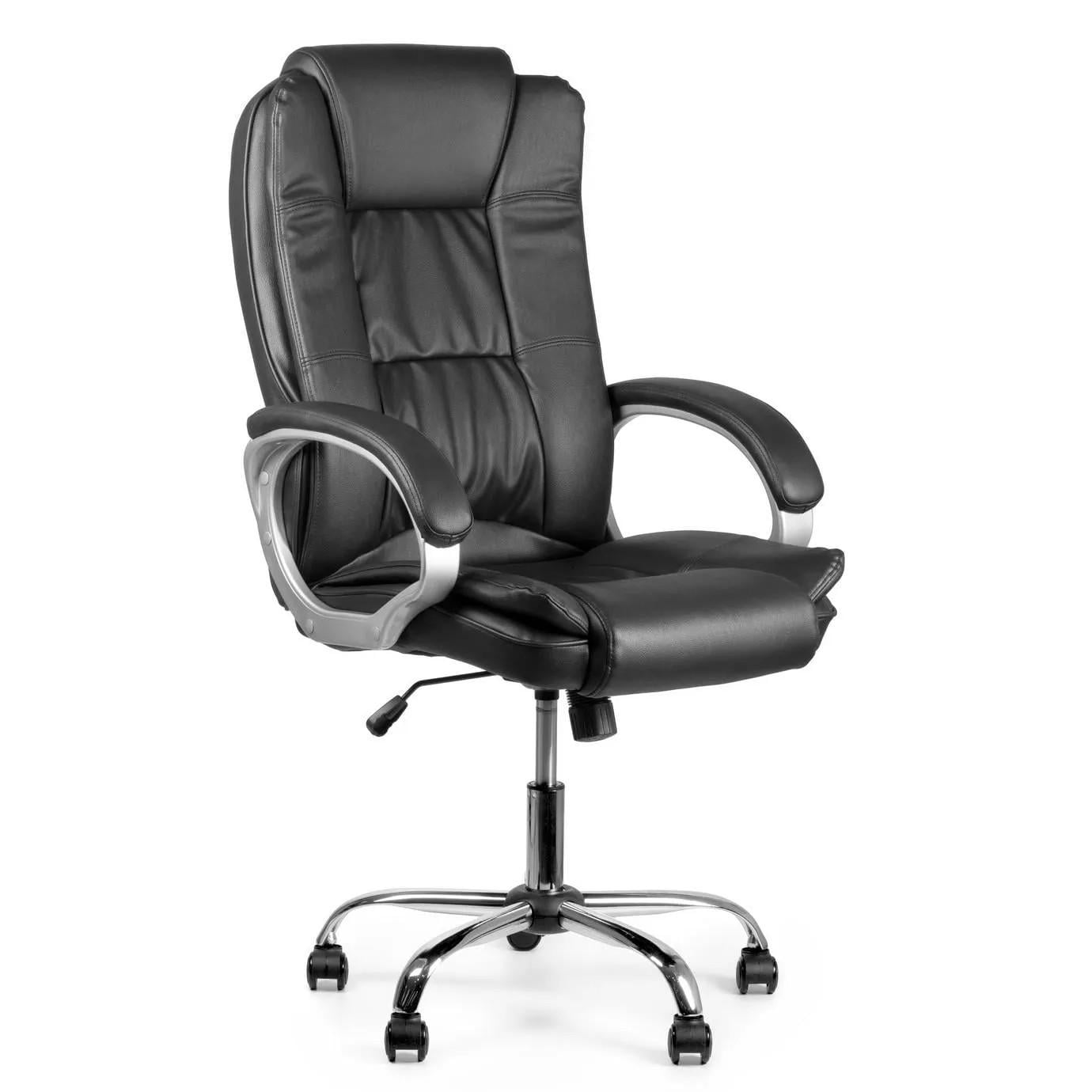 Кресло офисное Barsky Soft Leather Soft-01 с качанием Black (Soft-01) Кресло офисное Barsky Soft Leather Soft-01 с качанием Black (Soft-01)