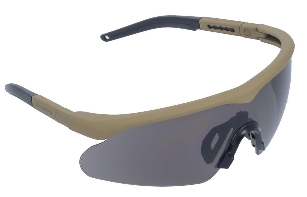 Очки защитные SwissEye Tactical Raptor Pro Койот с черными линзами (2206884768)