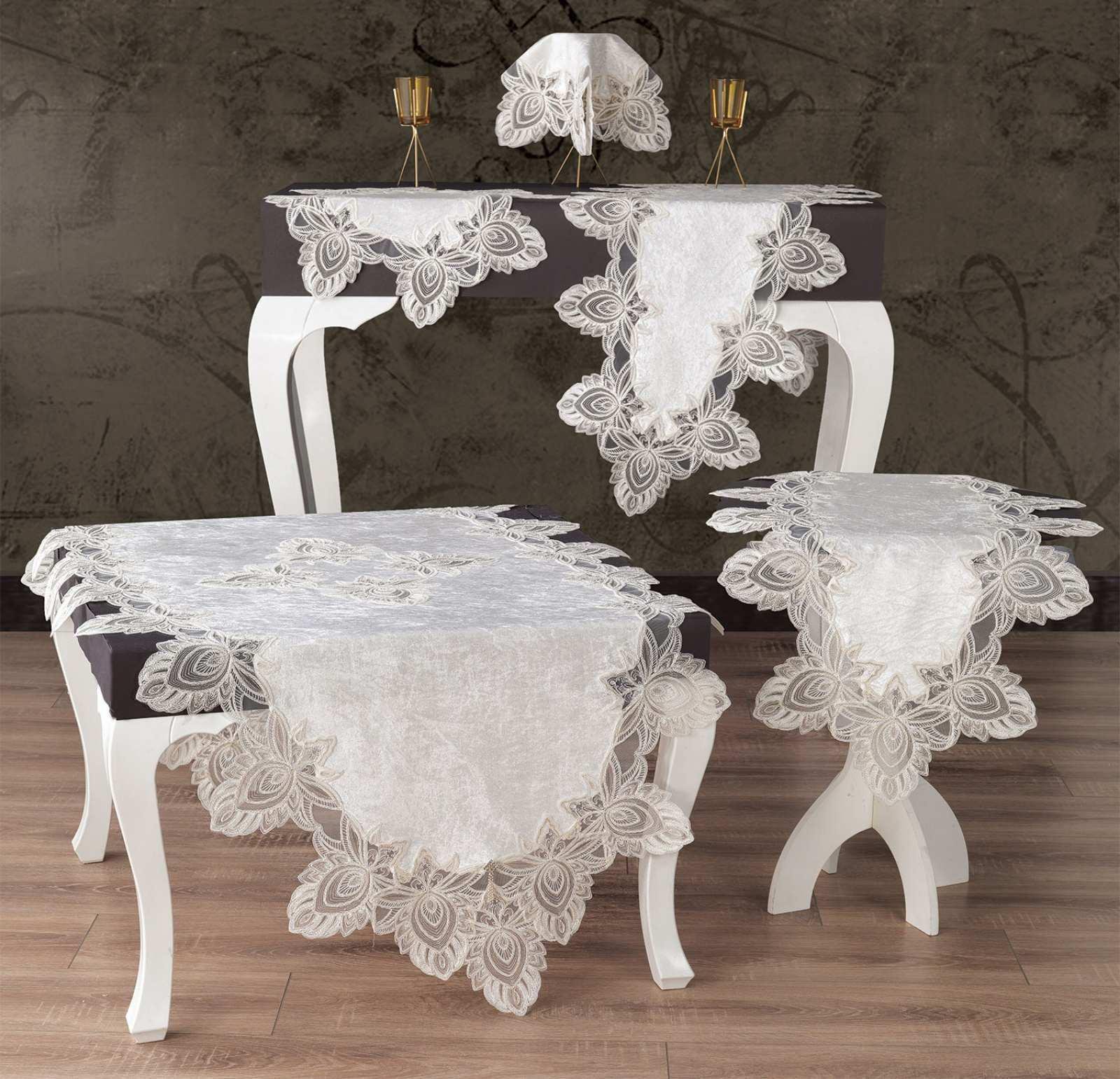 Набор дорожек Acme Tekstil Cinar Krem (CN19743)