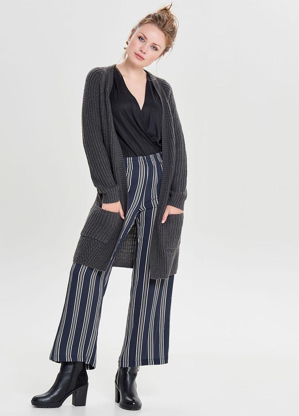 Кардиган ONLY M Темно-серый (15165076b51)