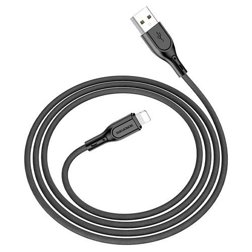 Кабель Borofone BX66 USB Apple Lightning 2,4 A 1 м Black (554713)