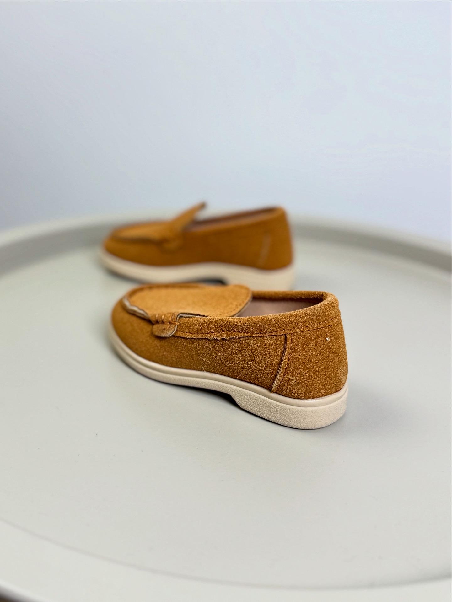 Туфлі-лофери дитячі 1581 унісекс р. 26 Бежевий (28783665) - фото 5