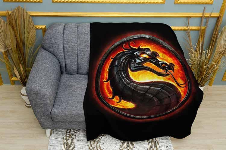 Плед Mortal Kombat Computer game плюш двухслойный 135х150 см (112987-2) Плед Mortal Kombat Computer game плюш двухслойный 135х150 см (112987-2)