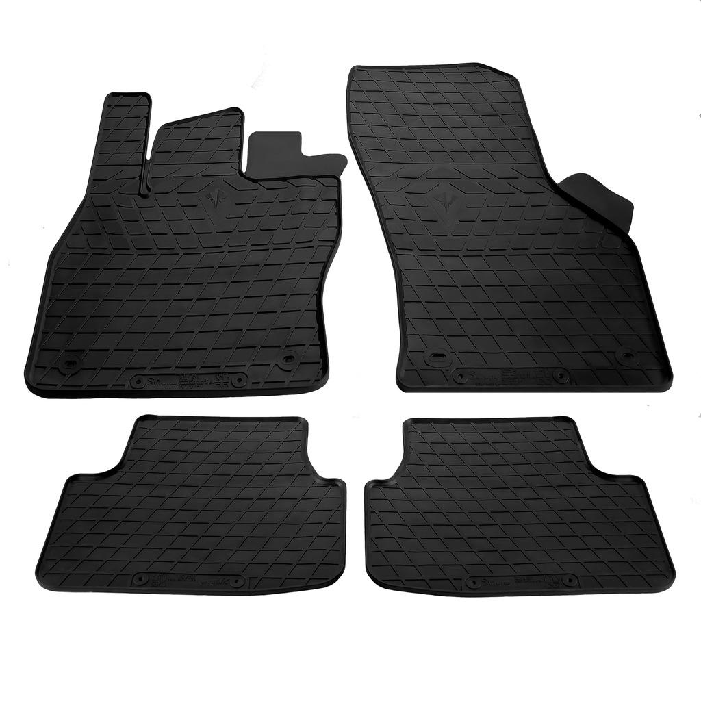 Резиновые коврики Stingray для Skoda Octavia III A7 2013-2019 гг. резина Черный