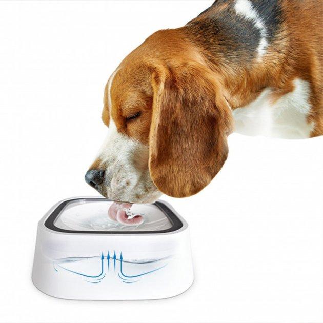 Поїлка непроливайка для собак та кішок Magic Bowl з плаваючим диском 1,5 л Білий (573U) - фото 2 Поїлка непроливайка для собак та кішок Magic Bowl з плаваючим диском 1,5 л Білий (573U) - фото 2