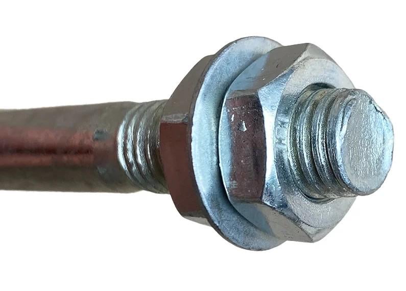 Ось на колесо для садовых и строительных тачек 150 мм d 12 мм (2135639240) - фото 2 Ось на колесо для садовых и строительных тачек 150 мм d 12 мм (2135639240) - фото 2