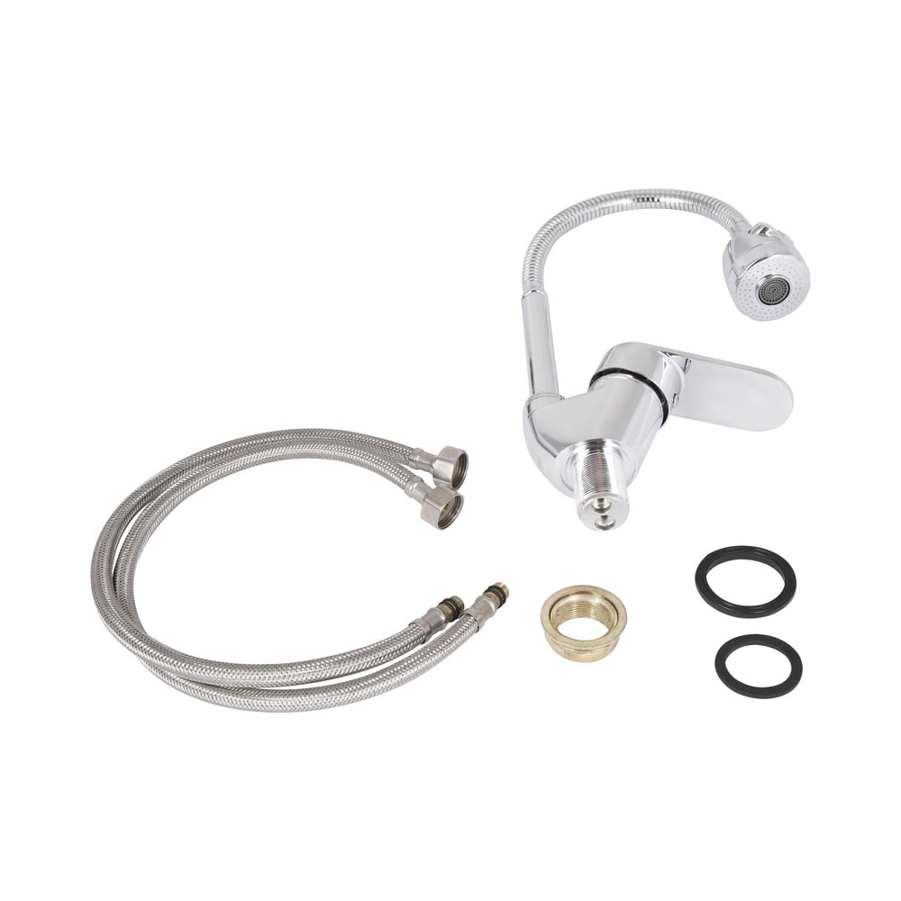 Змішувач для кухні Tani 008F4 з гнучким виливом (266538#)