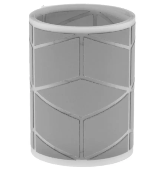 Светоотражающая лента с фигурным рисунком 5 см x 1 м Серый (М00111)