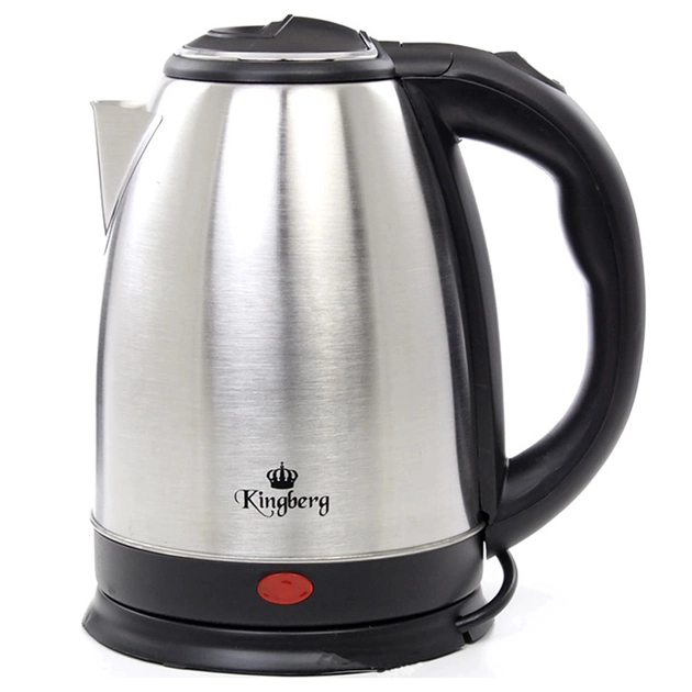 Електричний чайник Kingberg KB-2041 1,8 л із нержавіючої сталі 1500 Вт (21-53-83280)