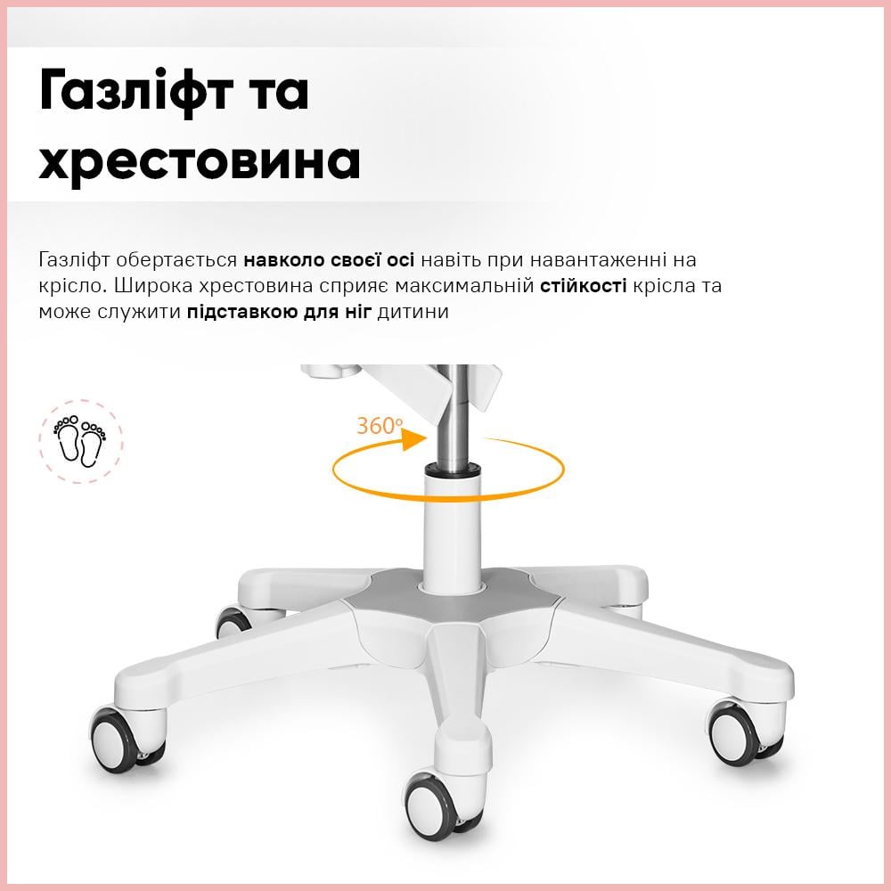 Парта дитяча шкільна Evo-kids TH-330 Pink із кріслом Evo-kids Mio Lite KP TH-330 W/PN/Y-208 KP Рожевий - фото 7