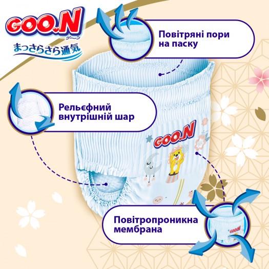 Трусики-підгузки Goo.N Premium Soft для дітей 2XL 15-25 кг 30 шт. (F1010101-159-ks) - фото 4