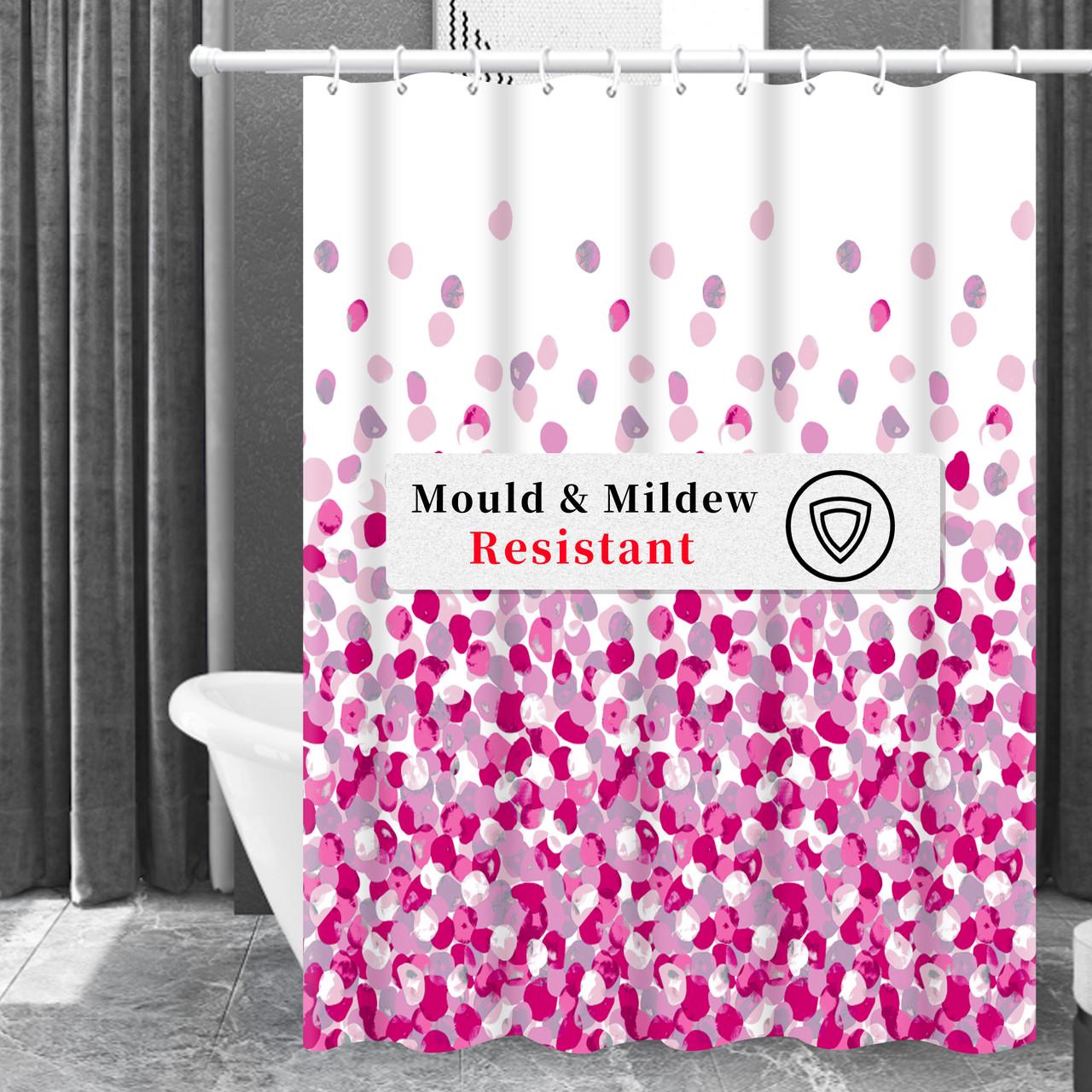 Шторка для ванной комнаты Bathlux водонепроницаемая с кольцами 180x180 см (1858162095) - фото 3 Шторка для ванной комнаты Bathlux водонепроницаемая с кольцами 180x180 см (1858162095) - фото 3