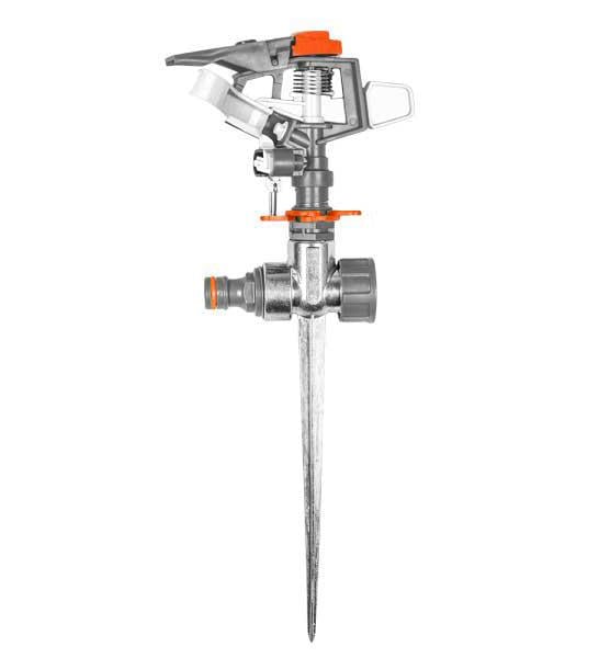 Ороситель пульсивный Bradas Line на металлическом колке White (21364)