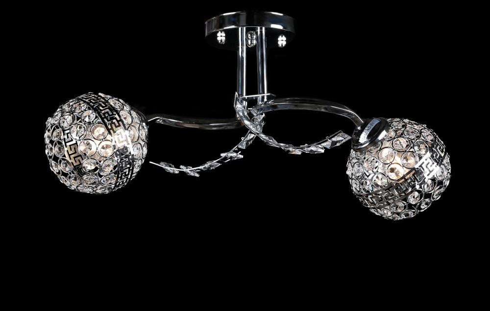 Люстра с плафонами Ray L9231B/2 CR (IR006034)