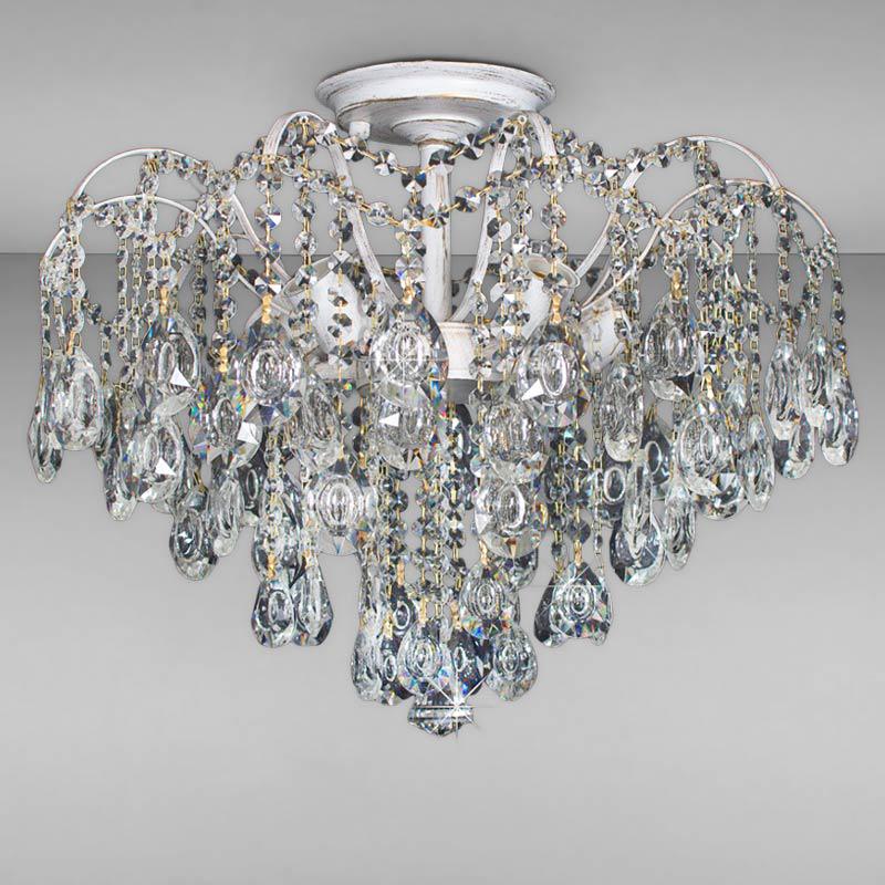 Люстра хрустальная потолочная Light House SH-17019/5 WG Белый (16087)