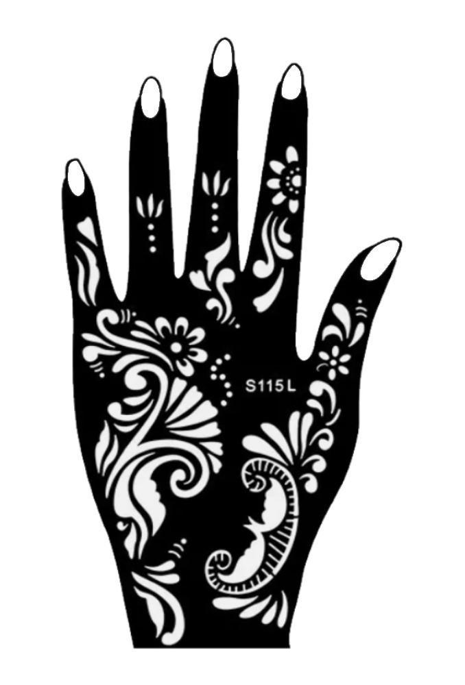 Трафарет для тату S115L для лівої руки (2273933249)
