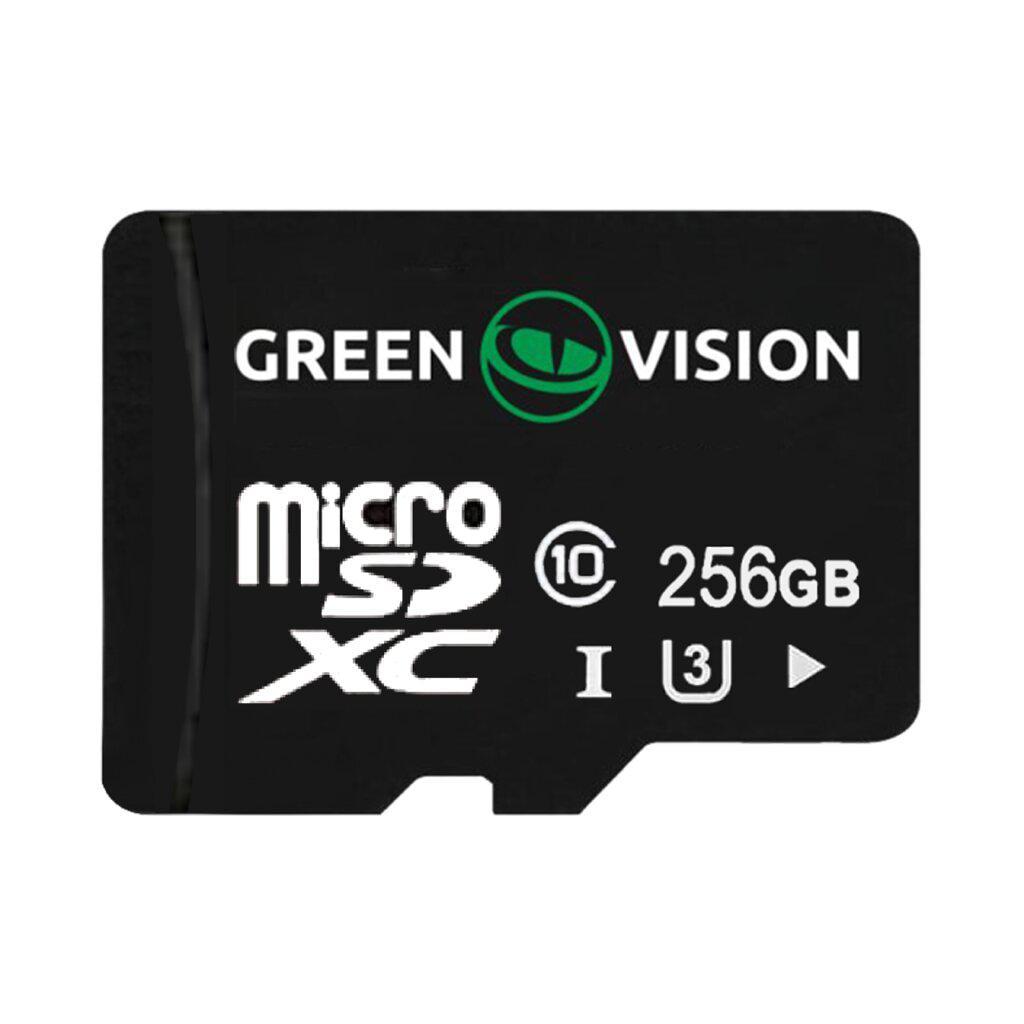 Карта памяти GreenVision microSDXC 256 Гб Class 10 U3 без адаптера (628804)