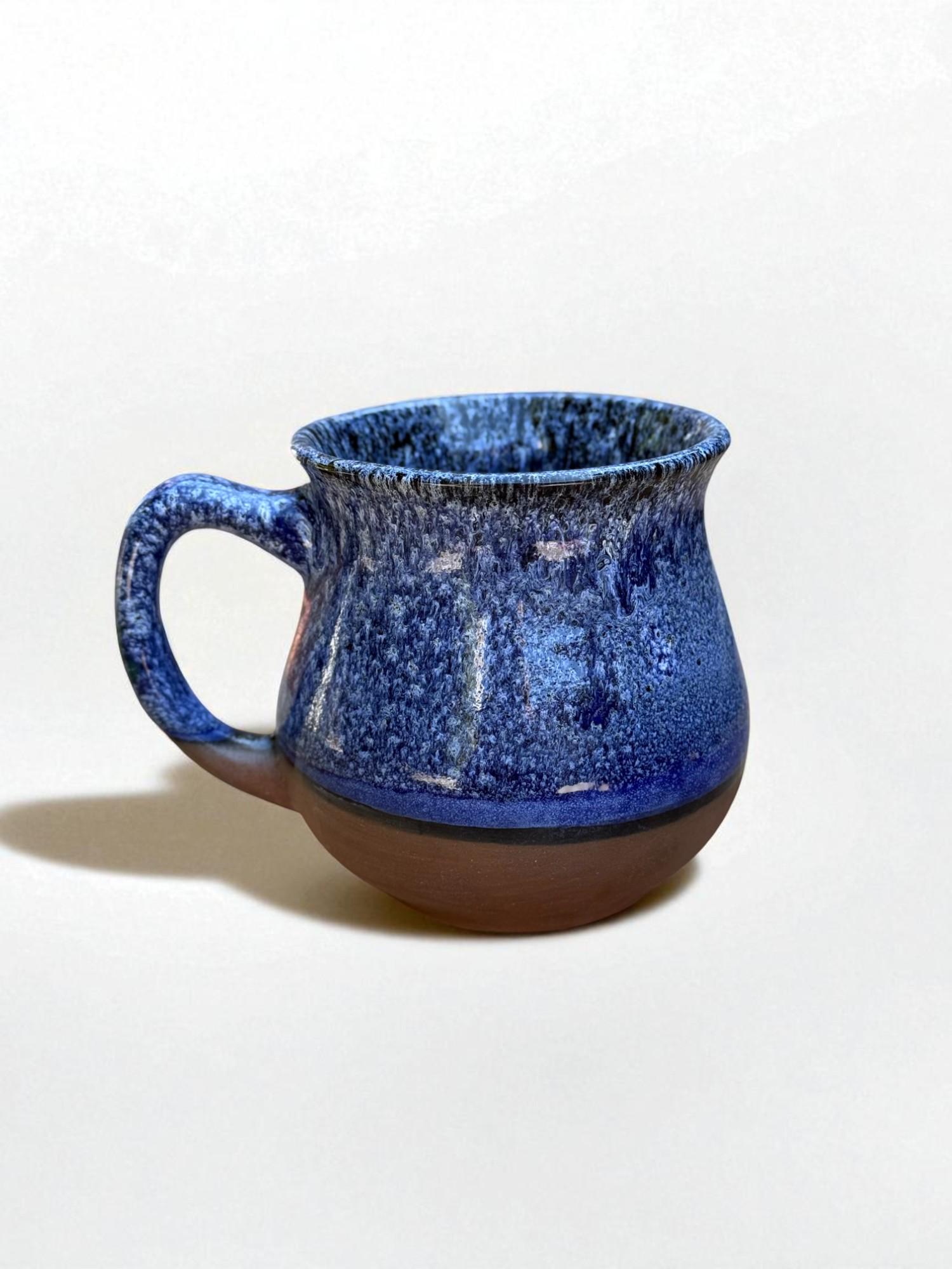 Чашка ручной работы 450 мл Синий (28833631)