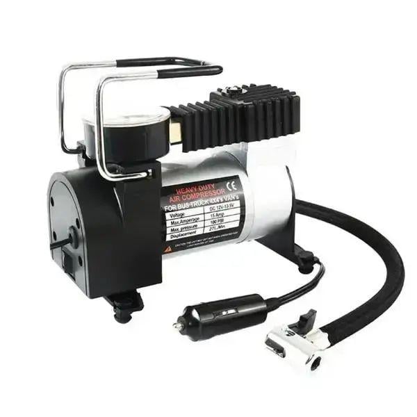Компрессор автомобильный Air pump XL-823 140 PSI 35 л/мин. со шлангом 50 см и кабелем 2,8 м от прикуривателя 16х14х8 см (opt-102121)