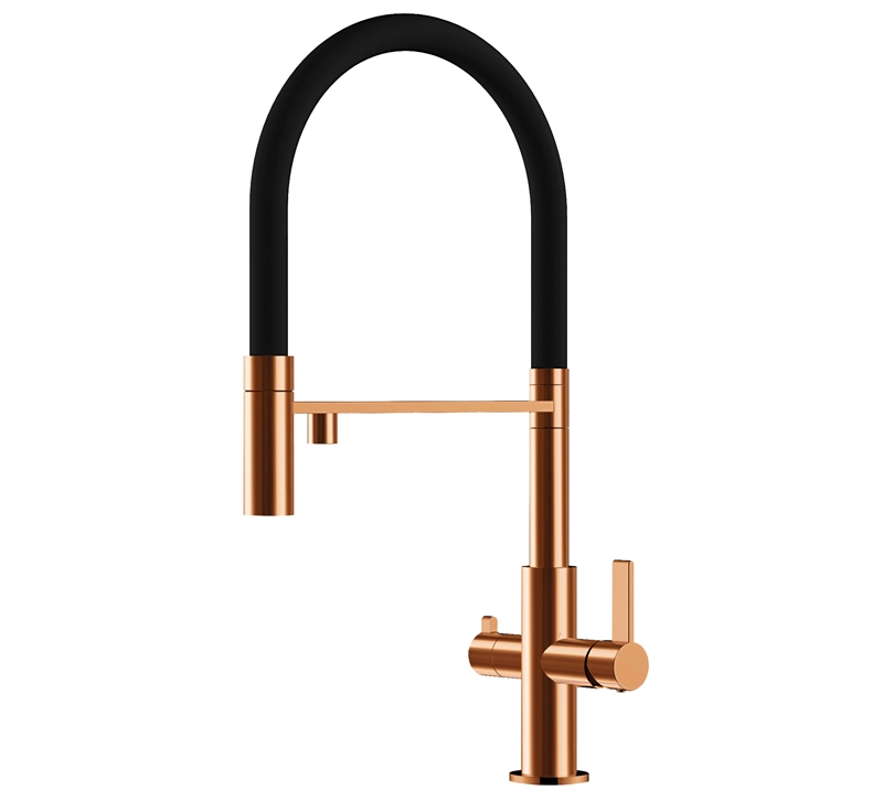 Смеситель кухонный Aquasanita SOIFOS 7763 C Медный (23470)