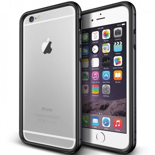 Чехол бампер VS Iron Bumper for iPhone 6/6S Plus, Black/Titanium