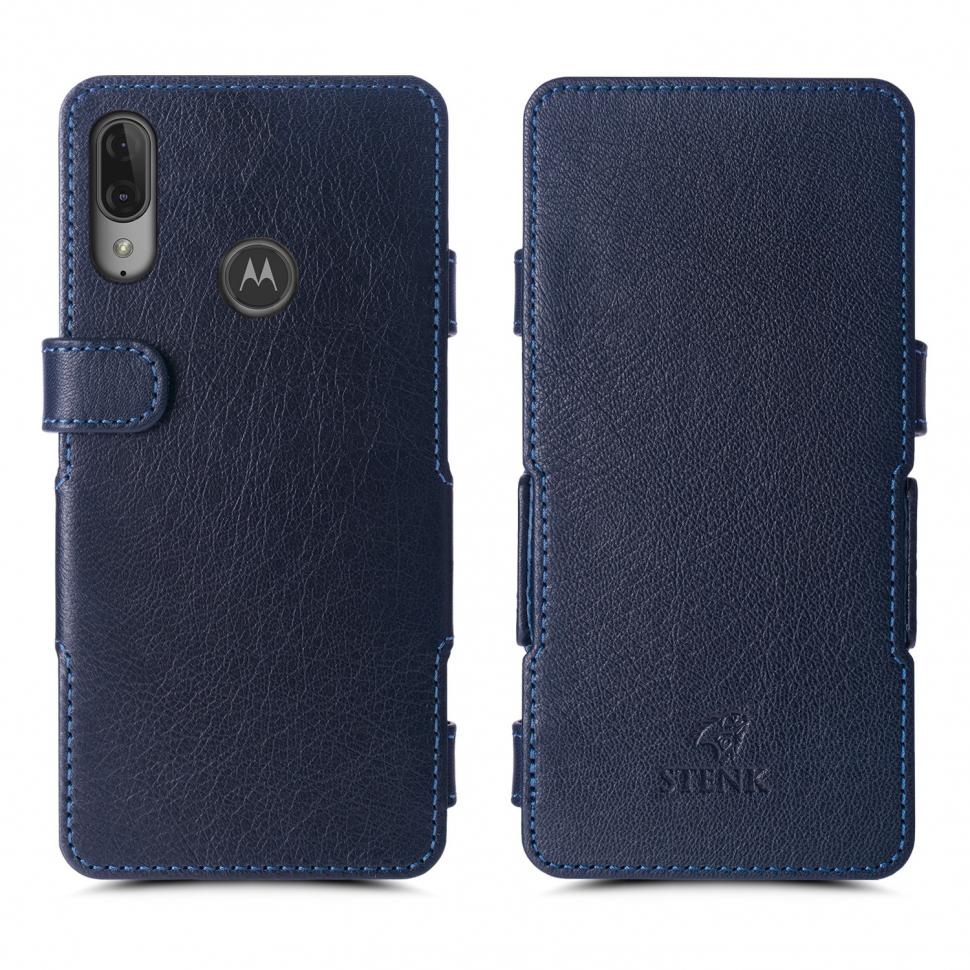 Чохол книжка Stenk Prime для Motorola Moto E6 Plus Синій (65304)