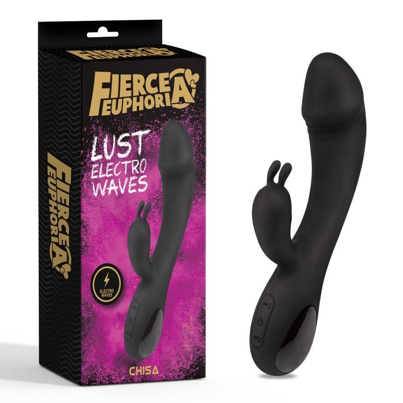 Вибратор Fierce Euphoria Lust Electro Waves Черный (1000060363)