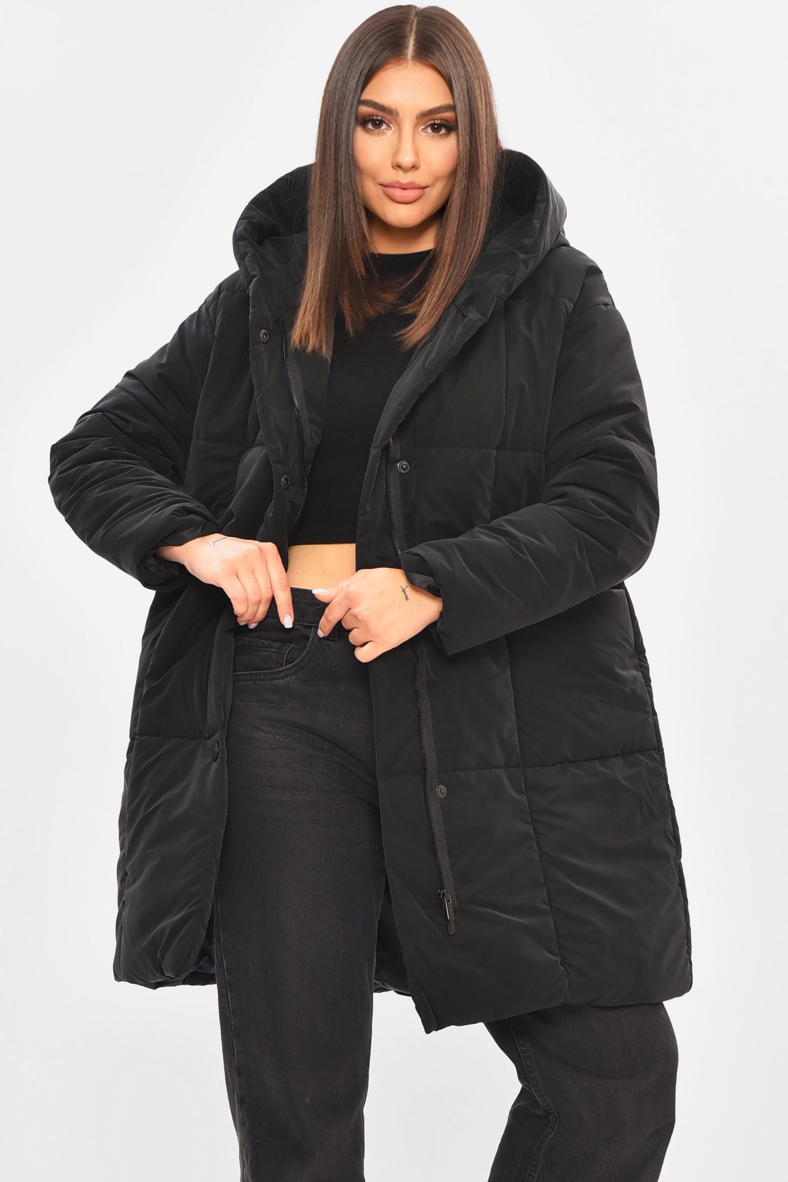 Куртка женская демисезонная S Черный (205494)