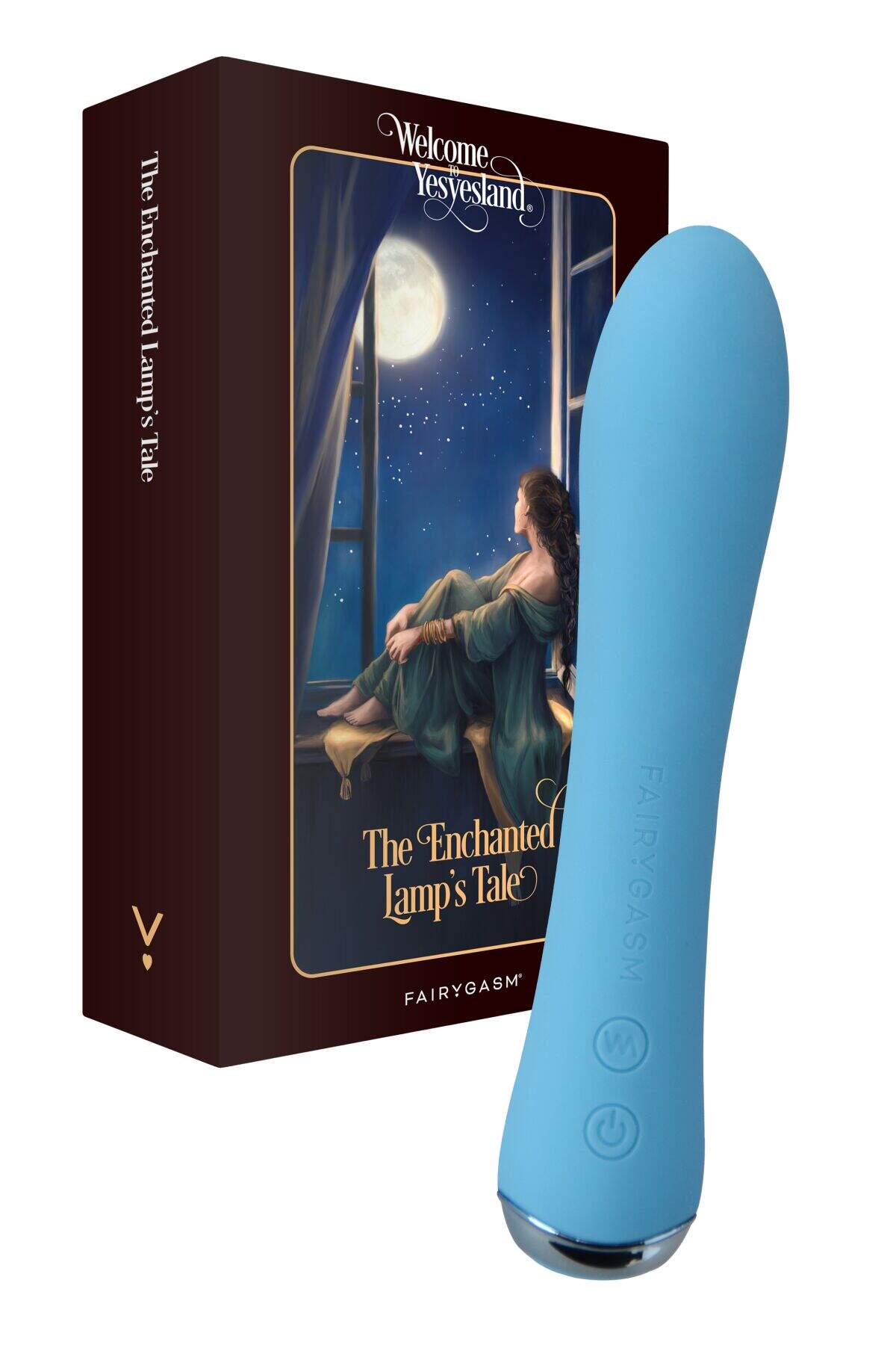 Вибратор FairyGasm WowGenie Blue с подогревом до 42°C (38026118)