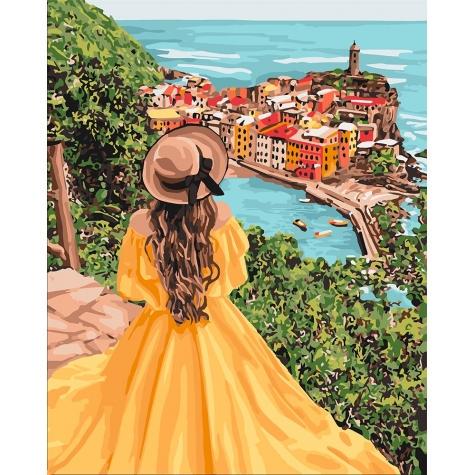 Картина по номерам Идейка Пейзаж Удивительный пейзаж 40х50 см в термопакете (КНО4621-mt)