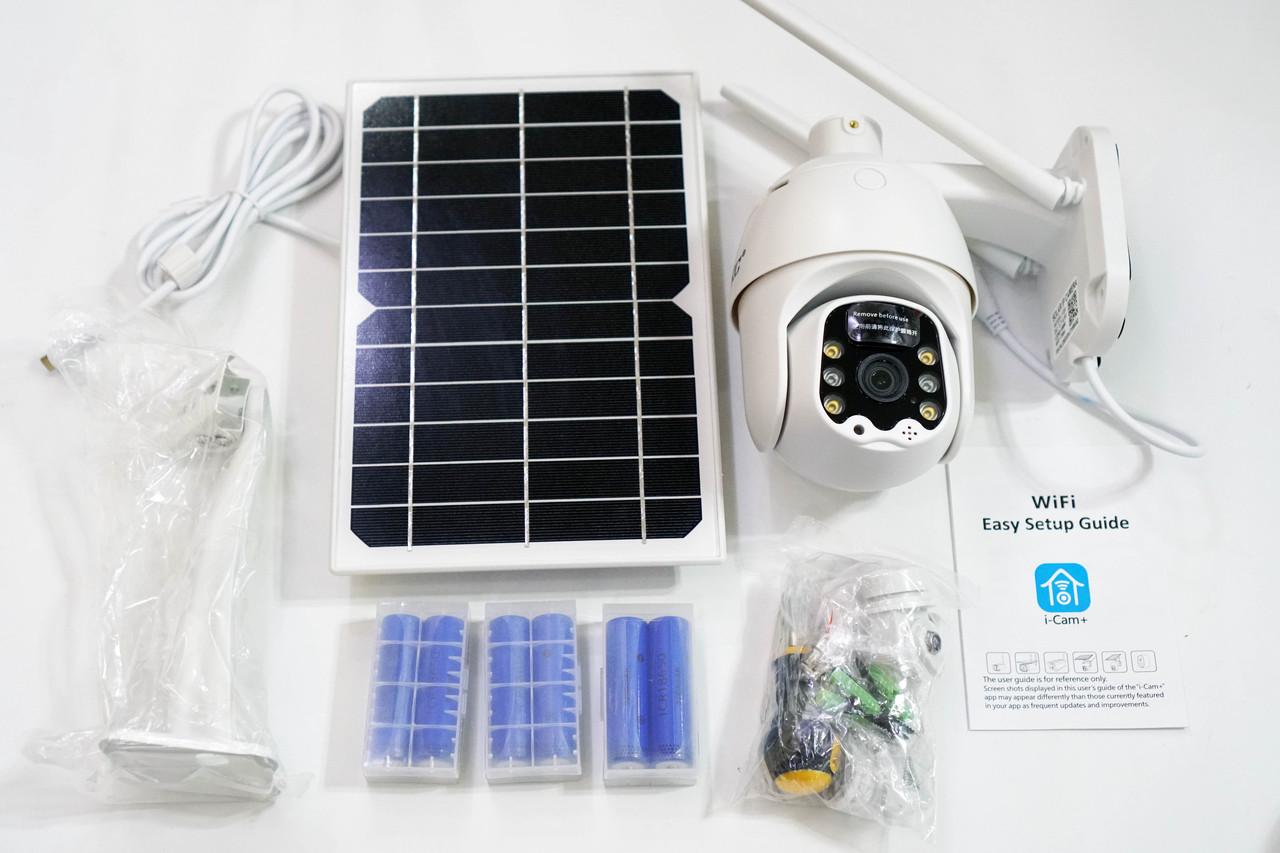 IP WiFi камера видеонаблюдения Q5 2.0 Мп с солнечной панелью (17047) - фото 4